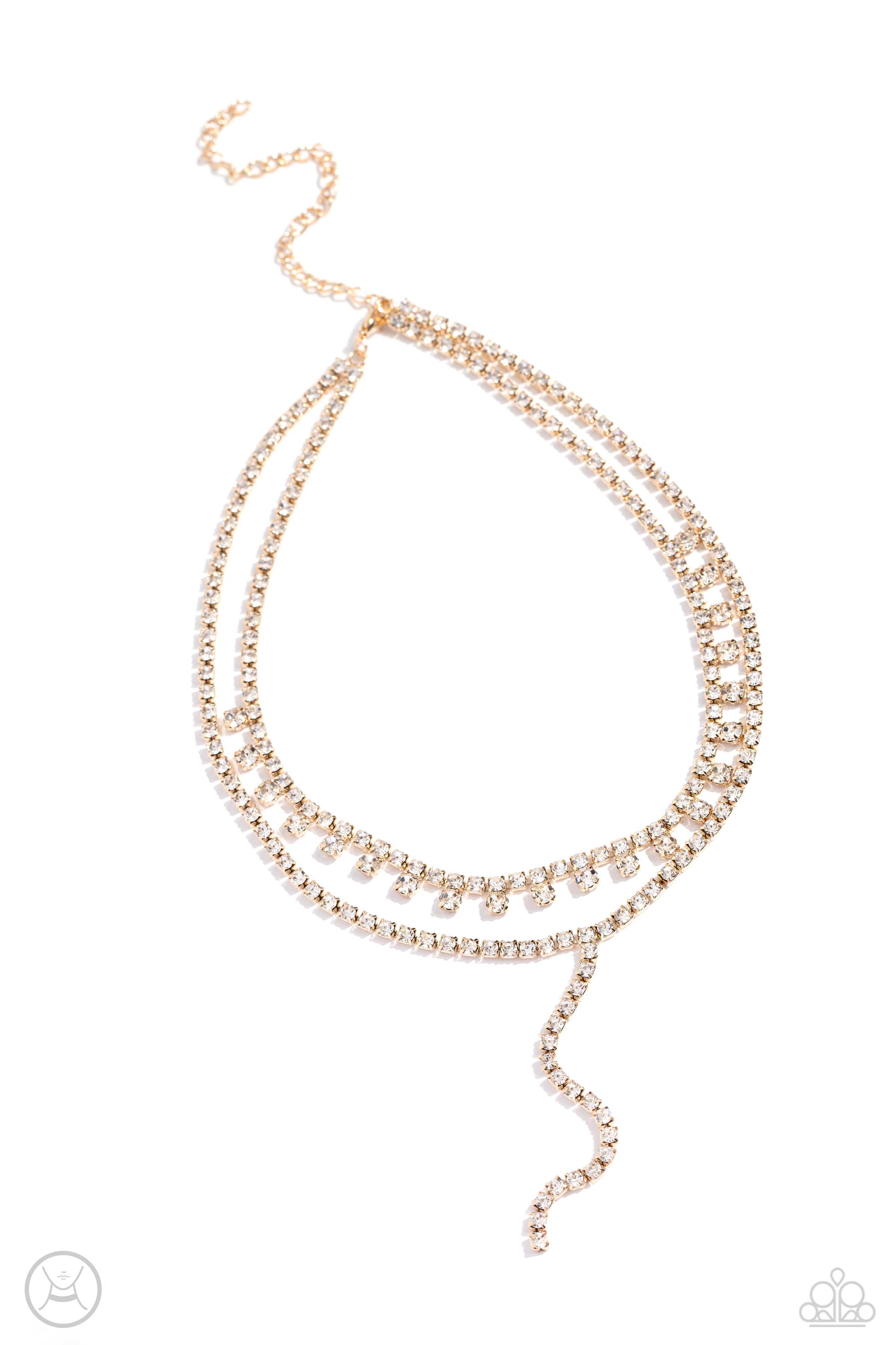 CHAMPAGNE NIGHT GOLD-NECKLACE