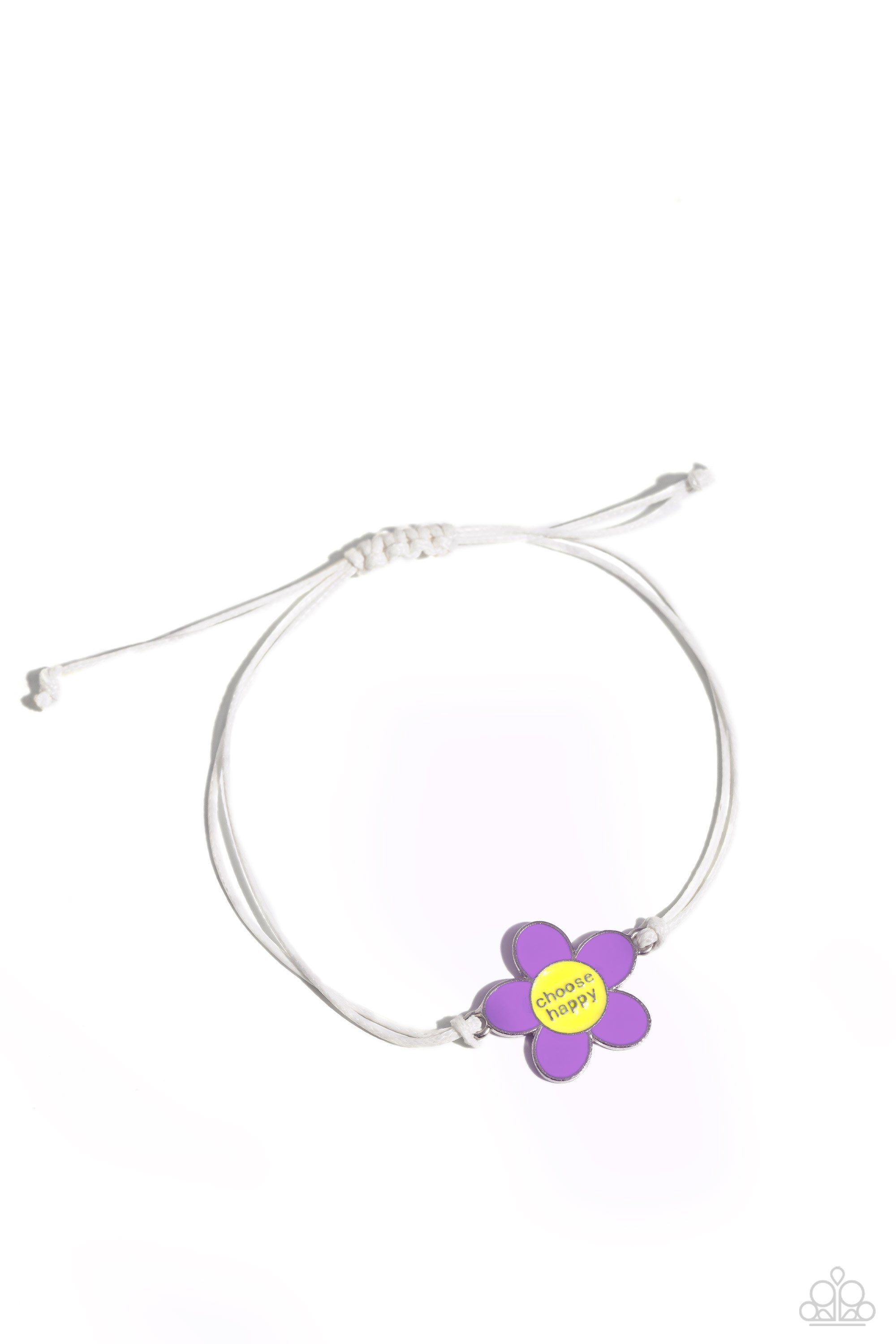 CHOOSE CHEER PURPLE-BRACELET