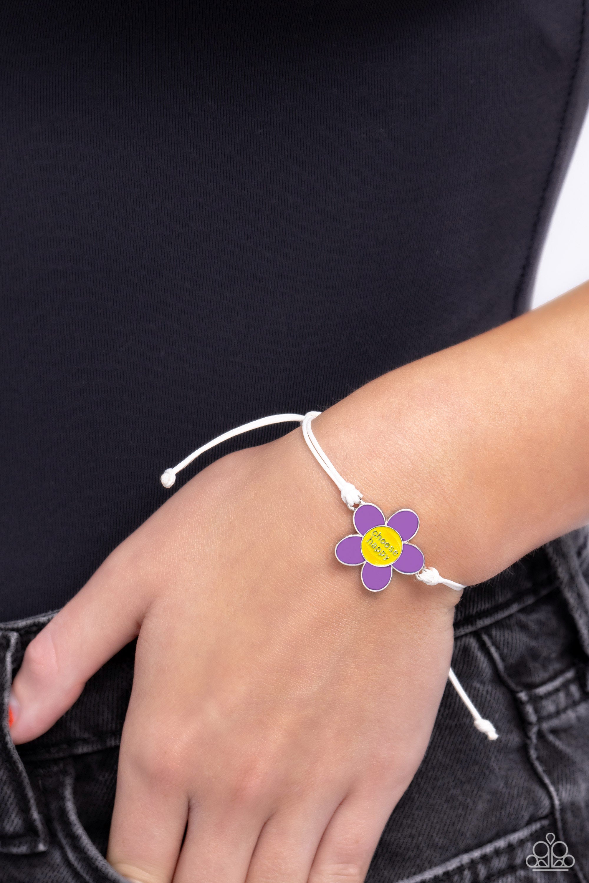 CHOOSE CHEER PURPLE-BRACELET