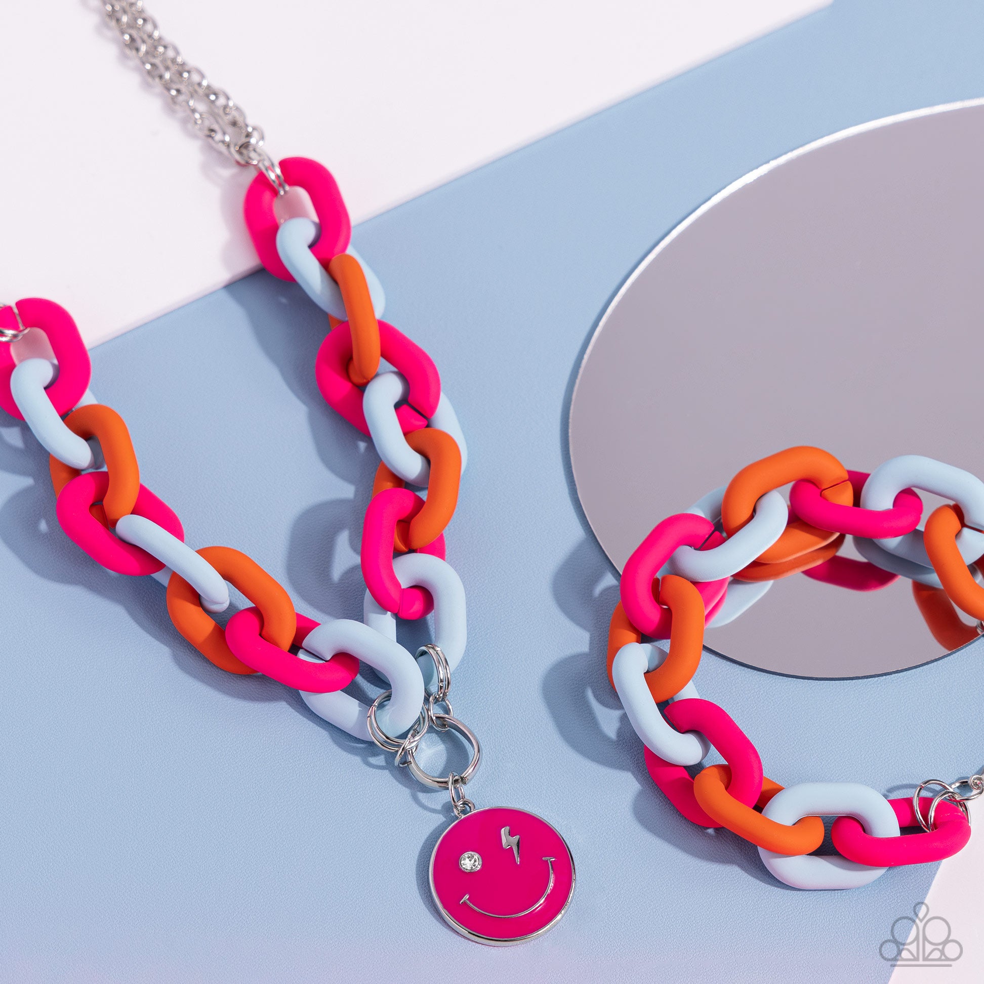 SPEED-SMILE-PINK-NECKLACE