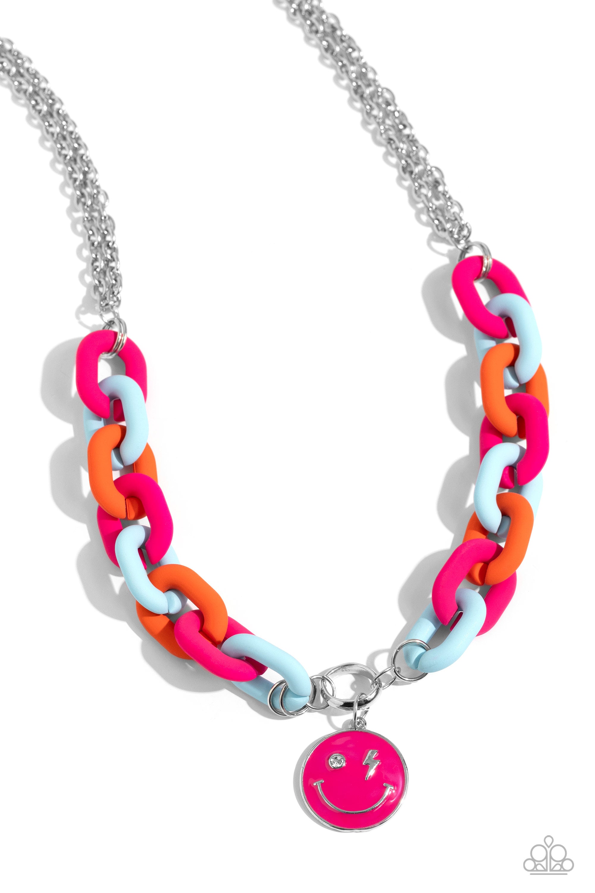 SPEED-SMILE-PINK-NECKLACE