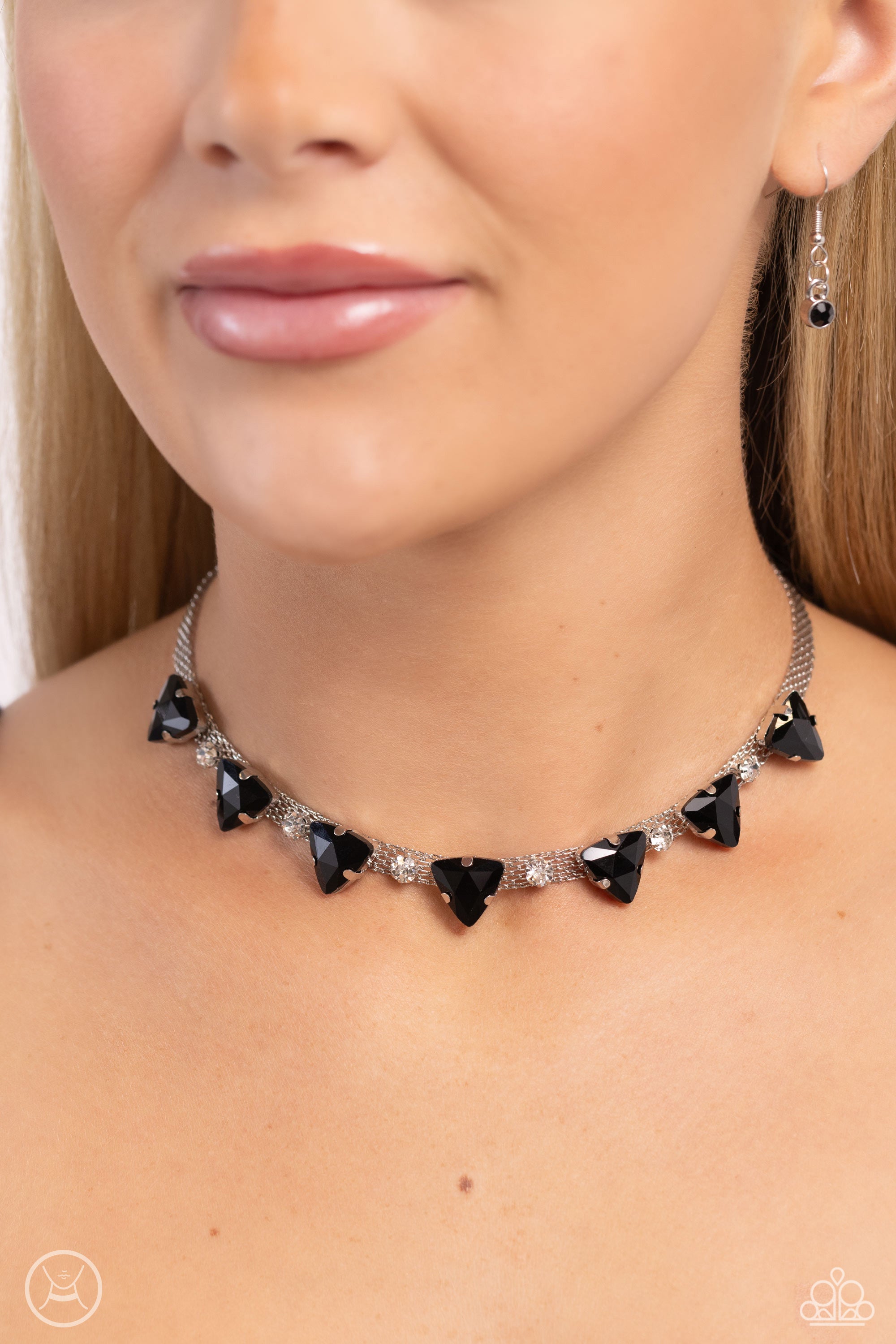 STRANDS OF SASS BLACK-NECKLACE