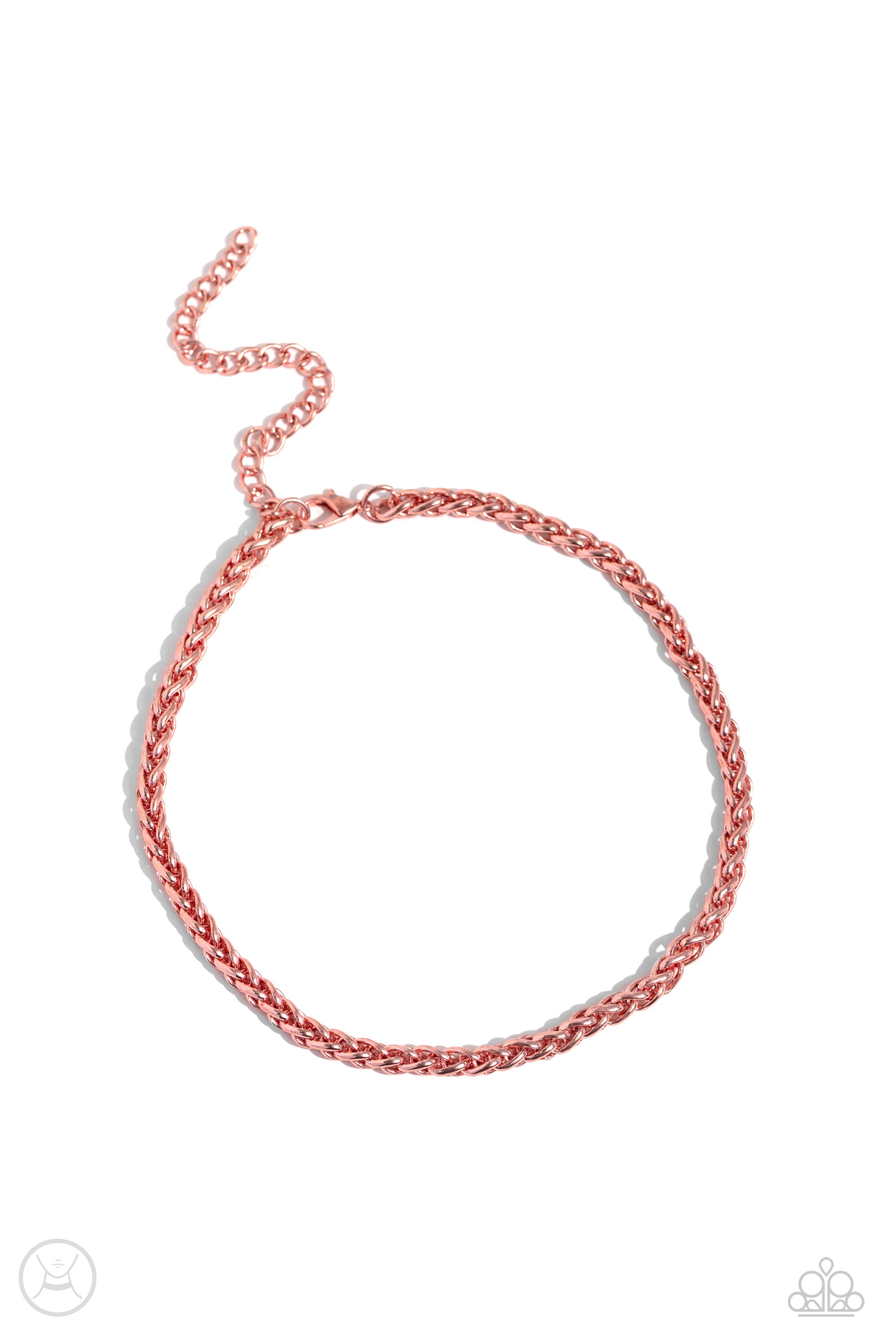 BRAIDED BATTALION PINK-NECKLACE