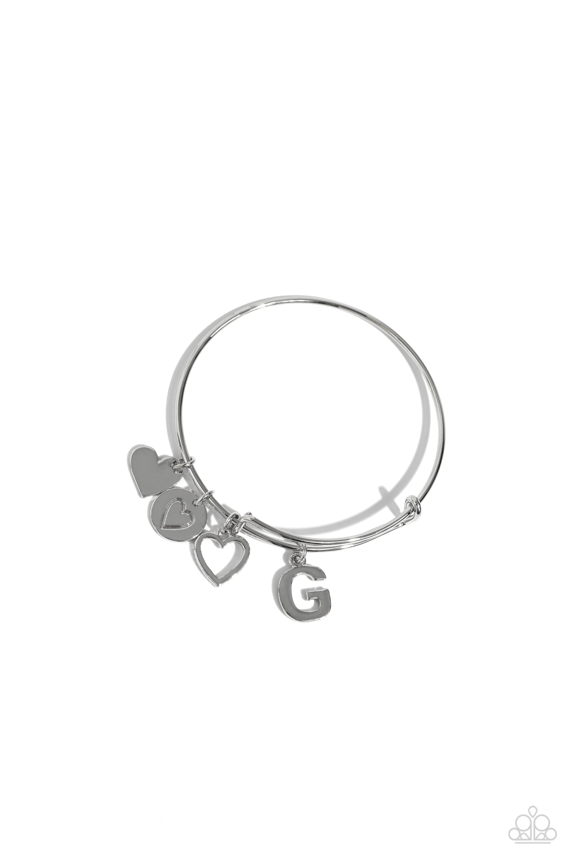 MAKING IT INITIAL SILVER G-BRACELET