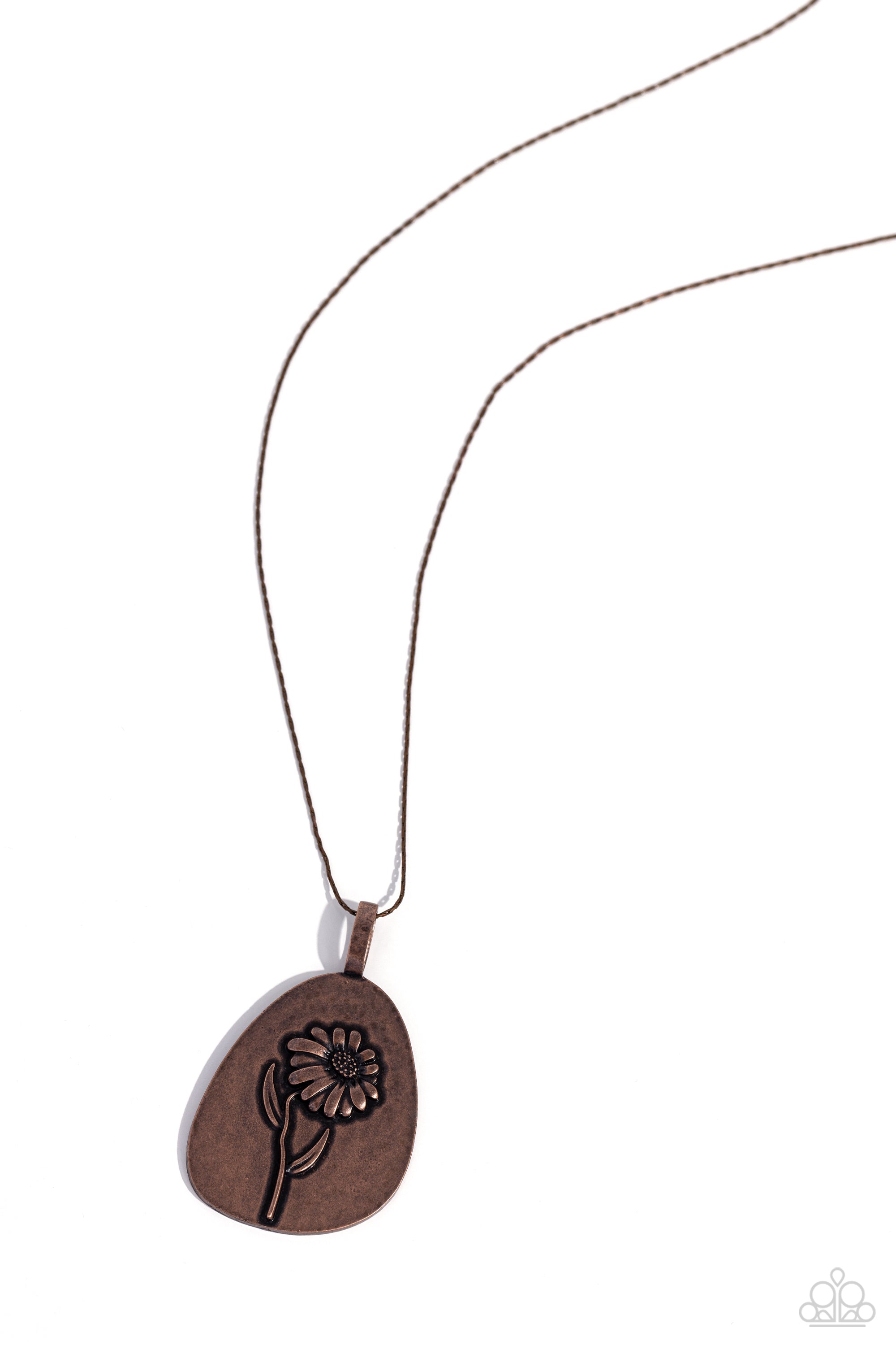 SUNFLOWER SHIFT COPPER-NECKLACE