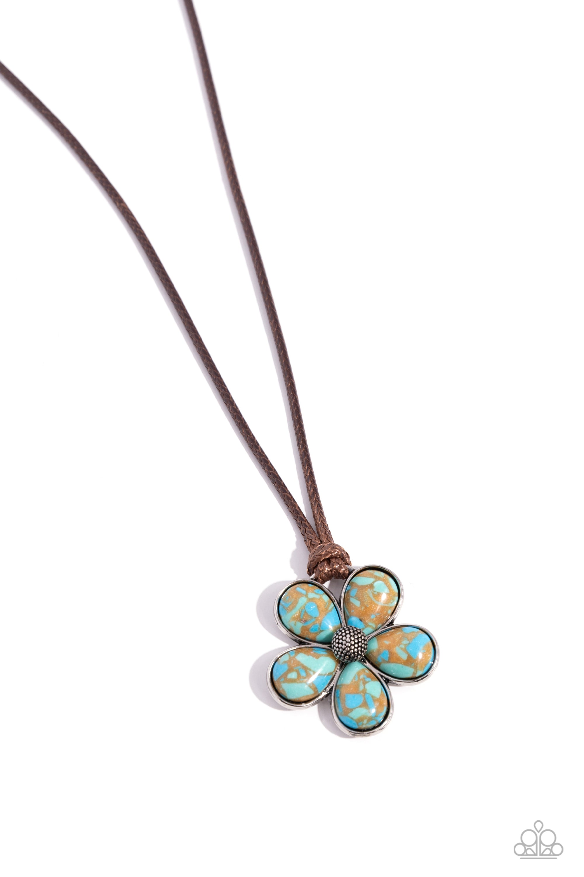 BUDDING BADLANDS BROWN-NECKLACE