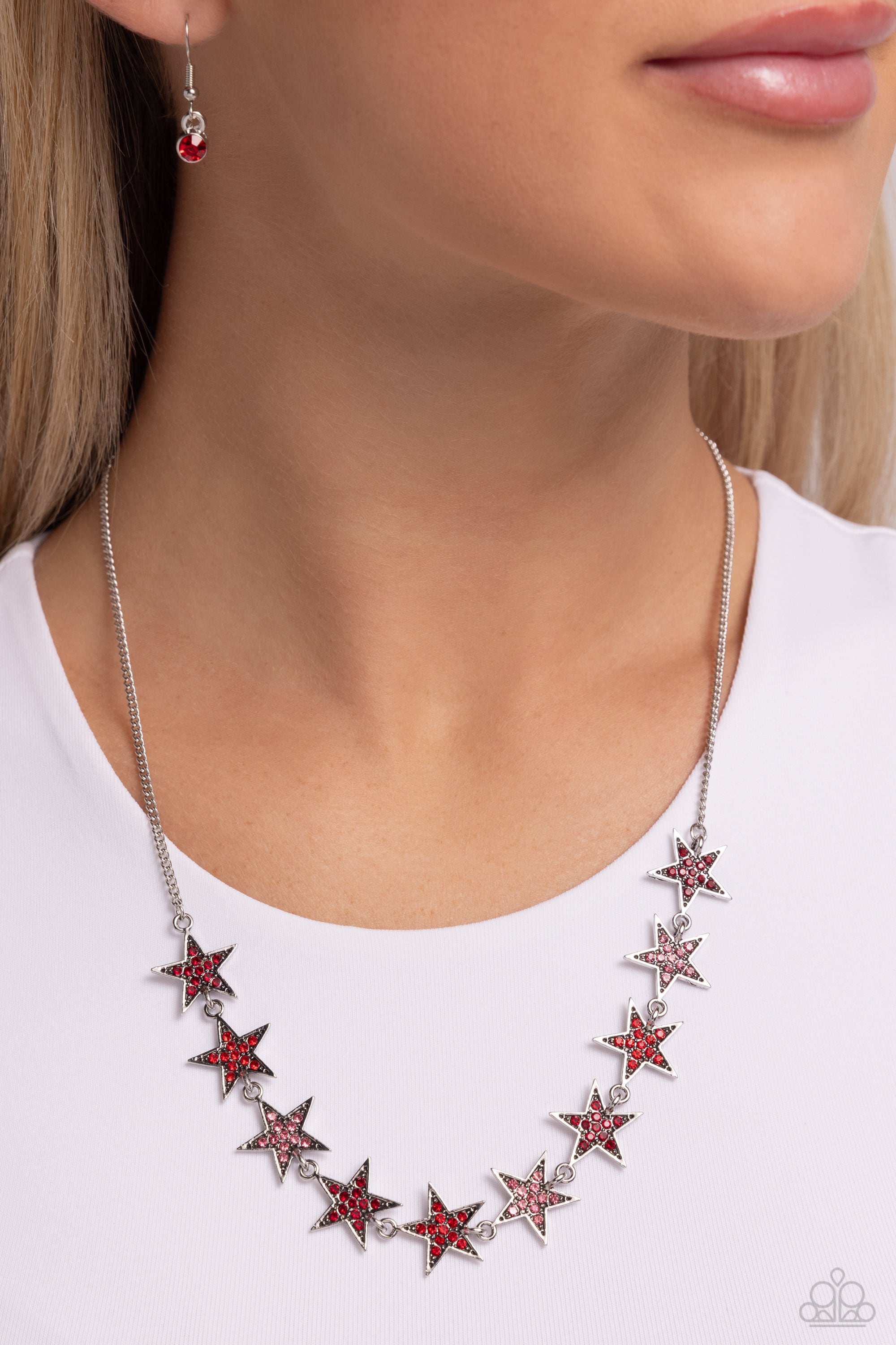 STAR QUALITY SENSATION RED-NECKLACE