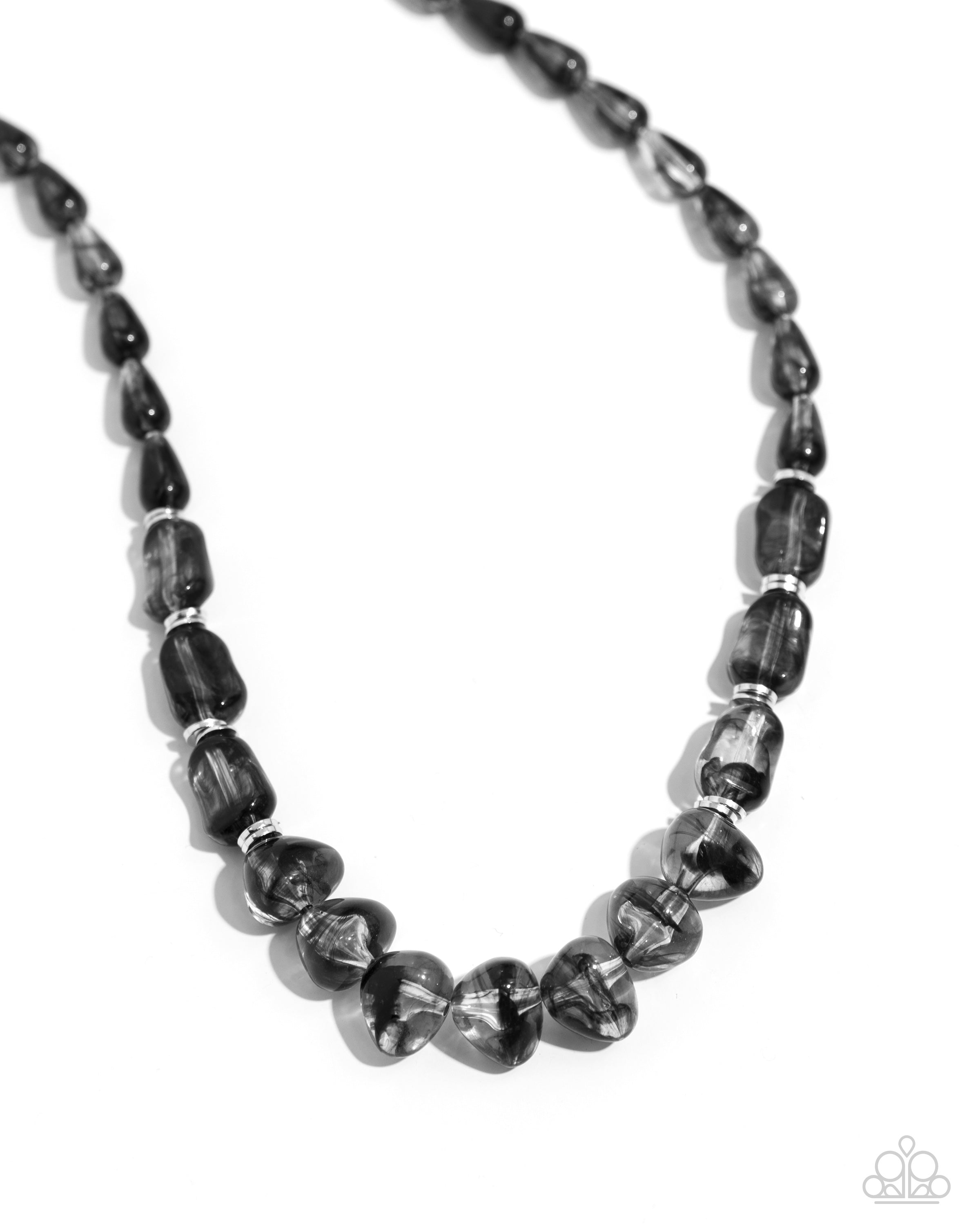 GLASSY GETAWAY BLACK-NECKLACE