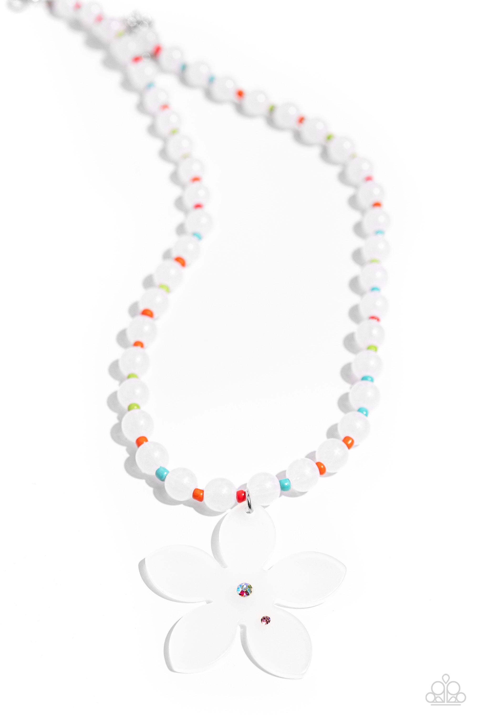 NOSTALGIC NOVELTY WHITE-NECKLACE