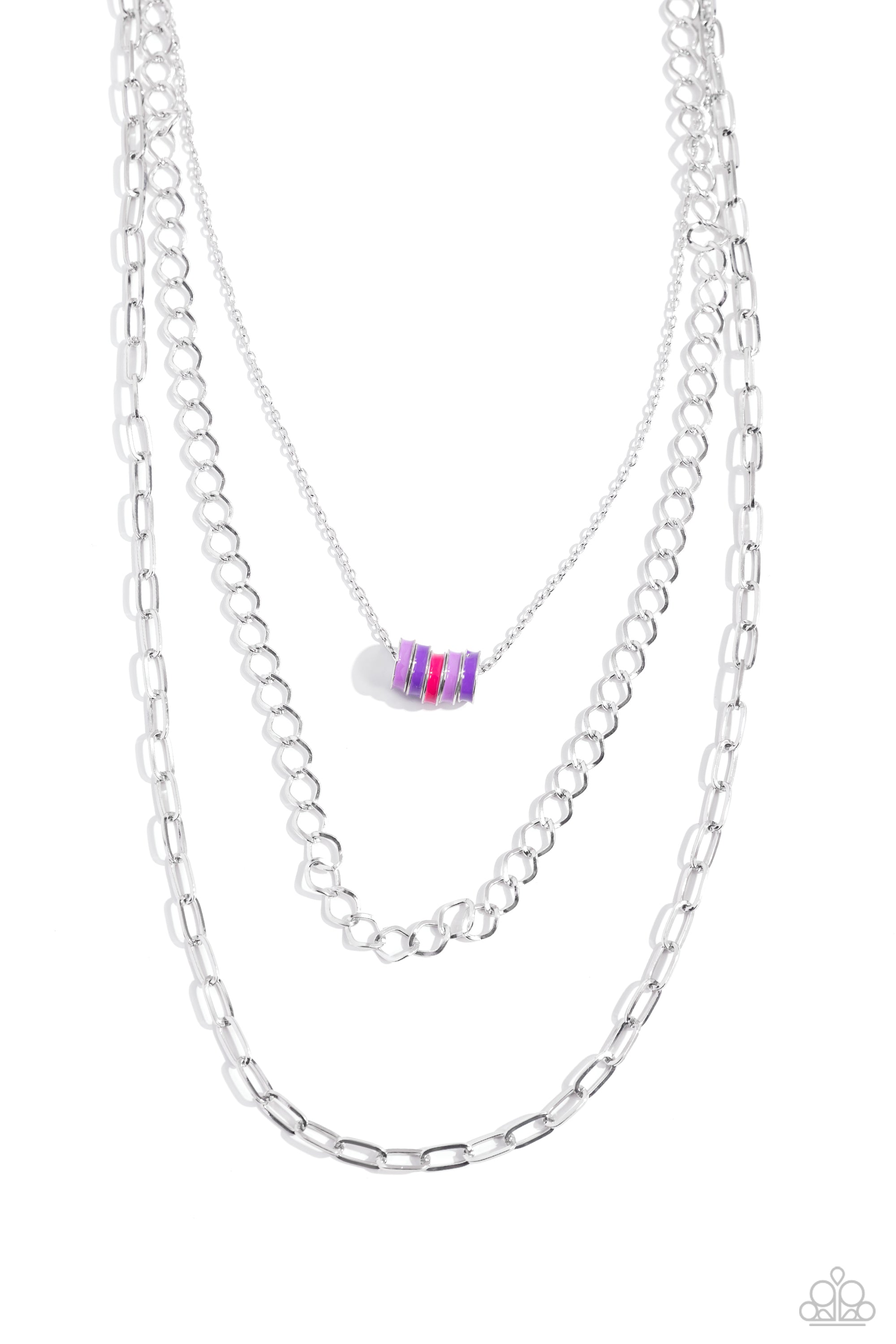 COLORFUL CADET PURPLE-NECKLACE