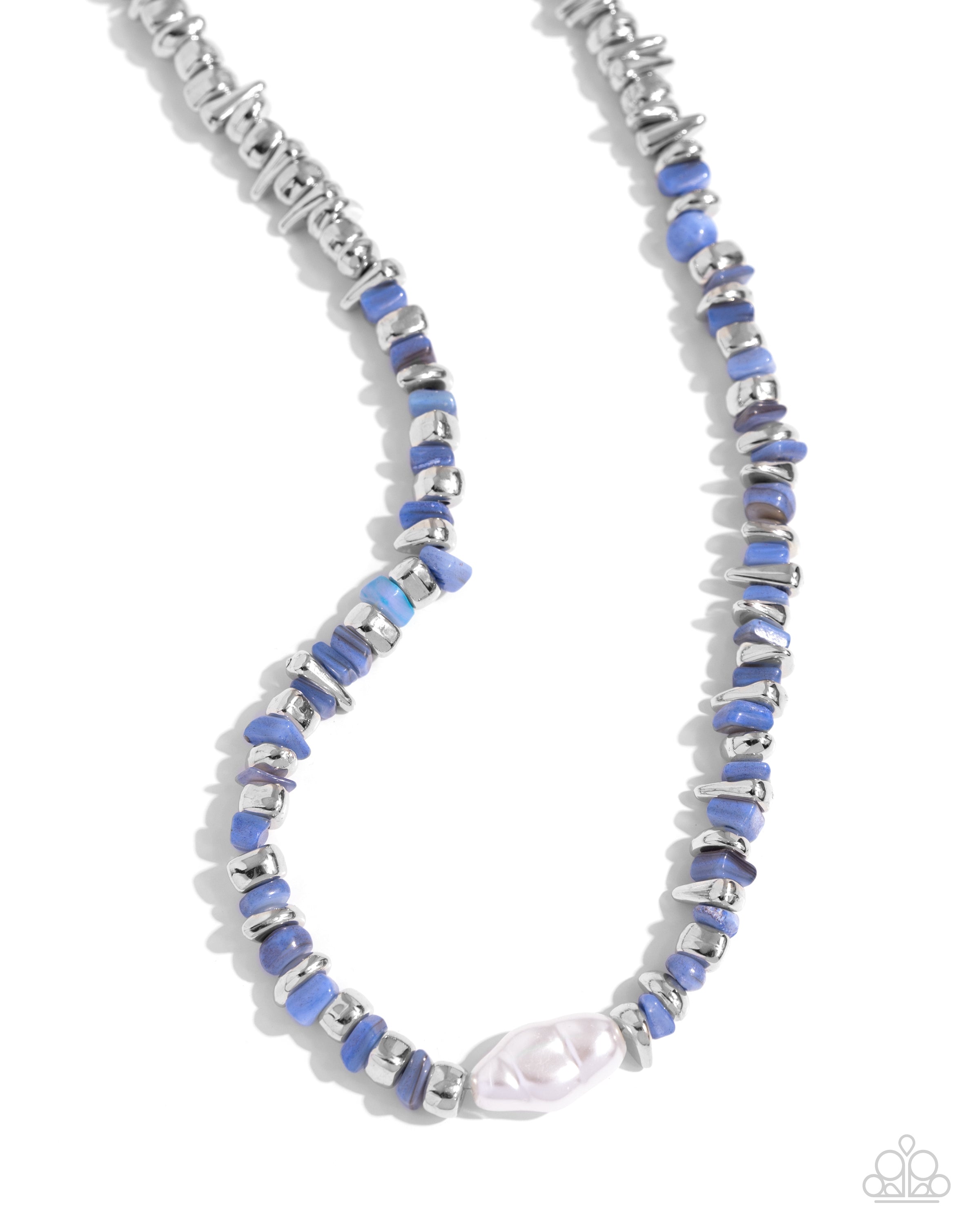 SEASONAL SOCIALITE BLUE-NECKLACE