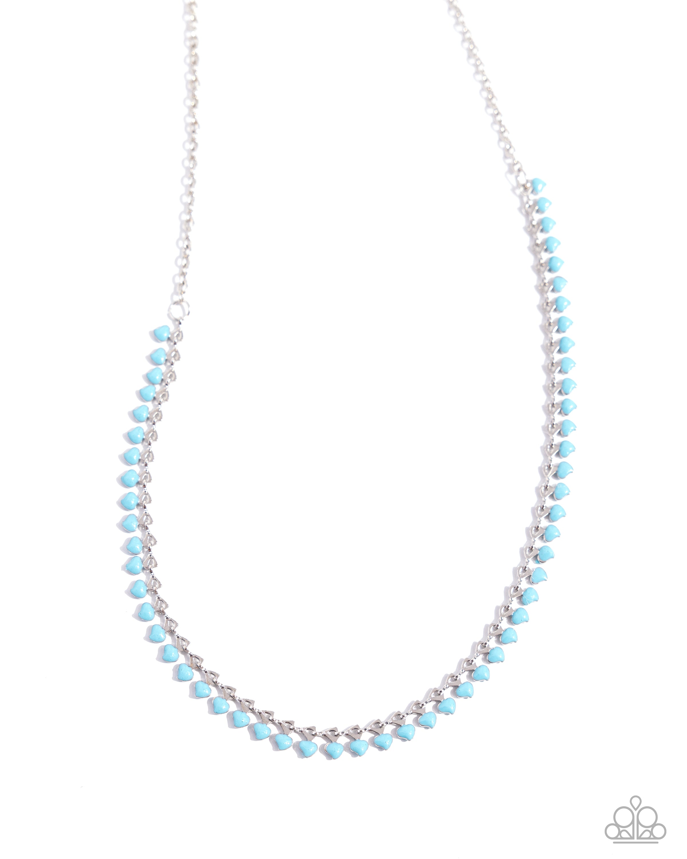 COLORED CADENCE BLUE-NECKLACE