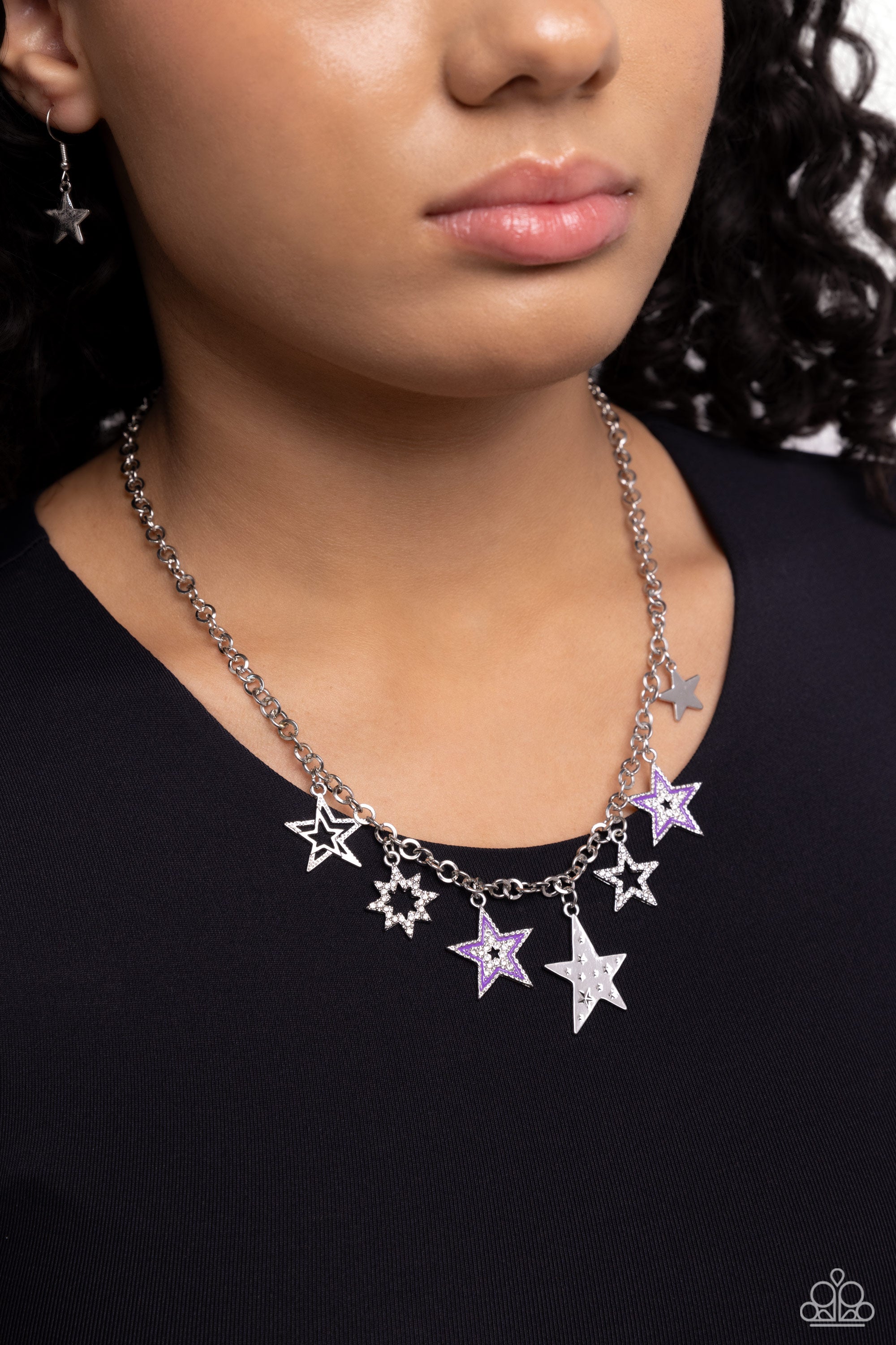 STARSTRUCK SENTIMENT PURPLE-NECKLACE