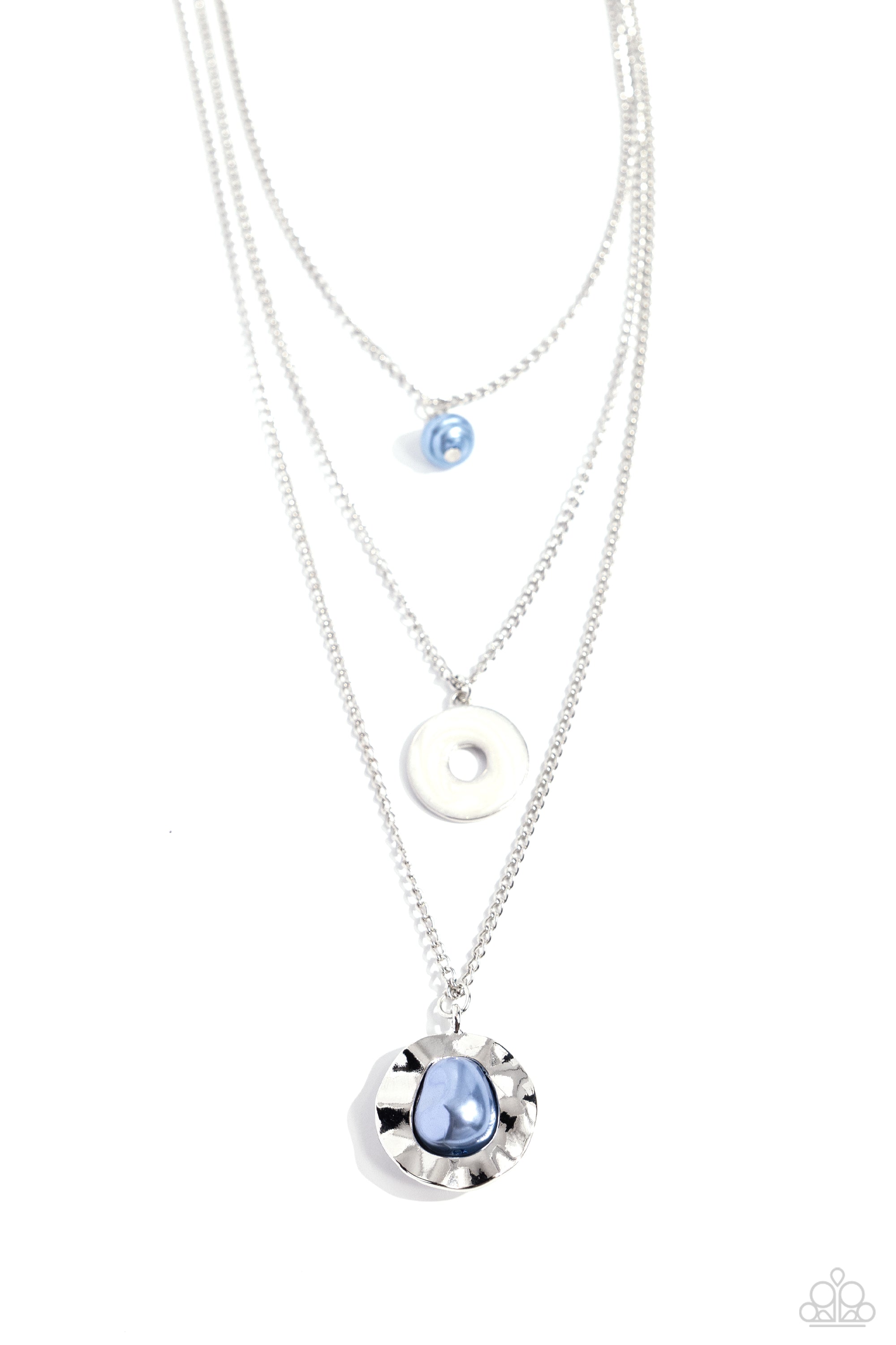 REFINED REACTION BLUE-NECKLACE