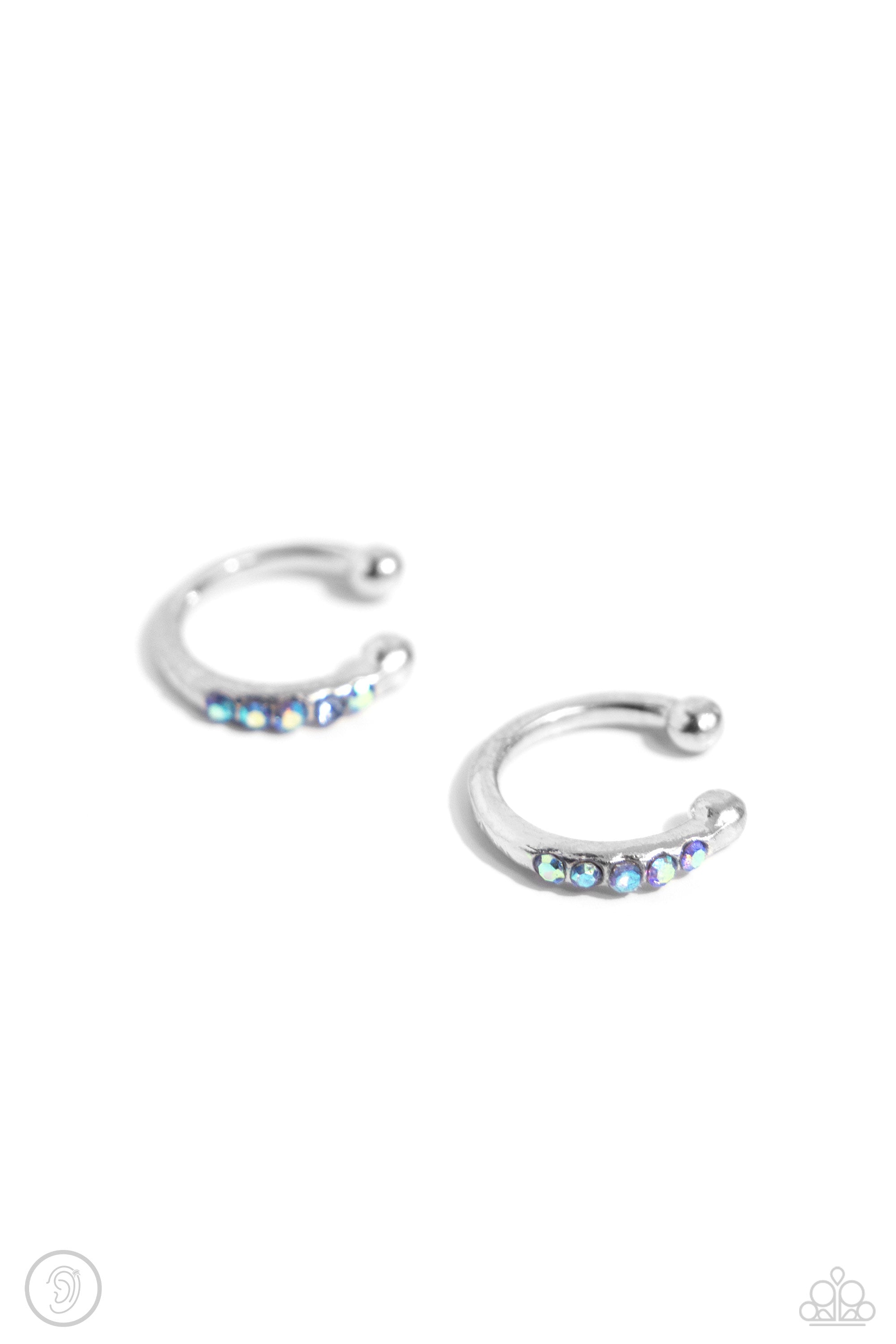 CHARMING CUFF BLUE-EARRINGS