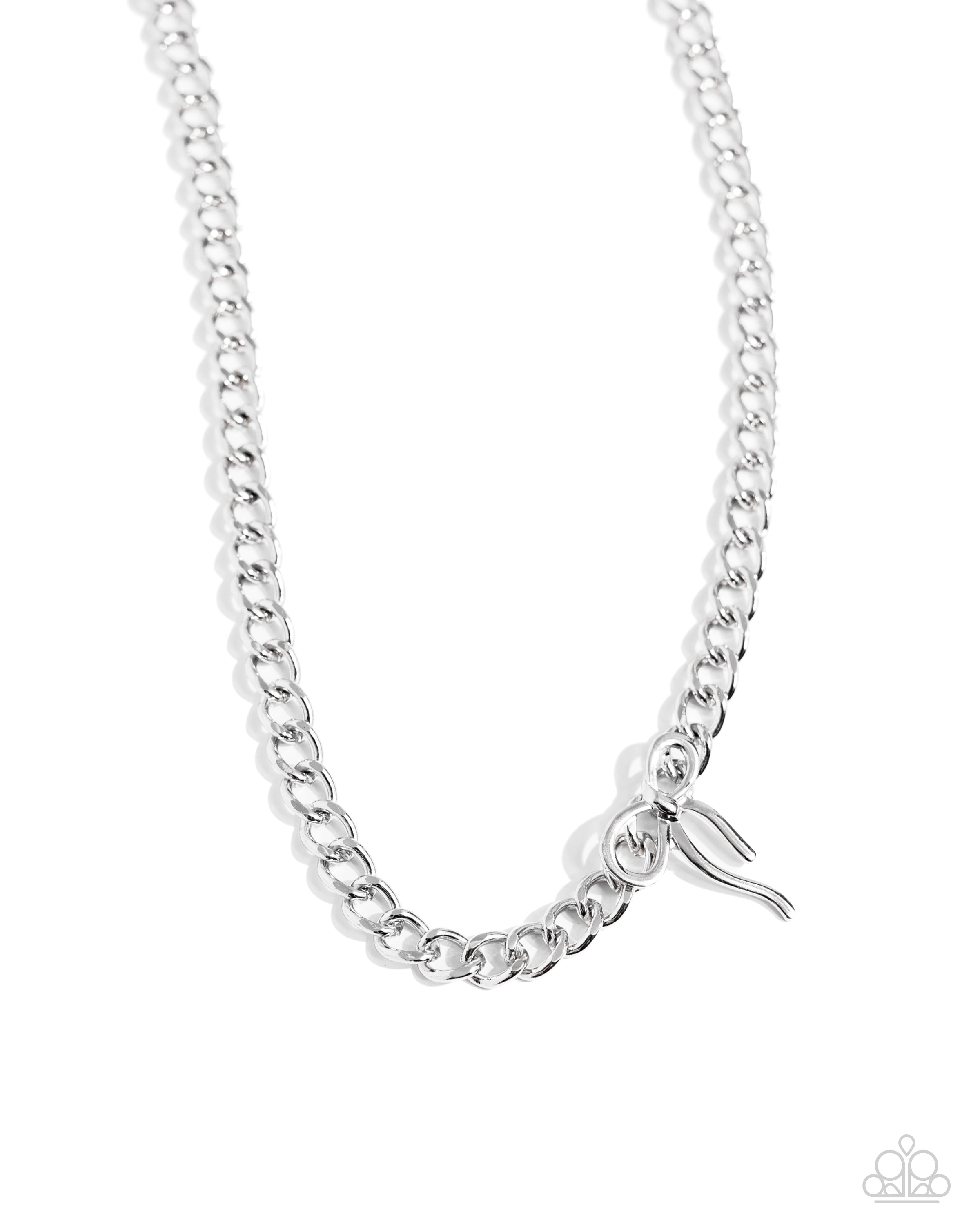 LEADING LOOPS SILVER-NECKLACE