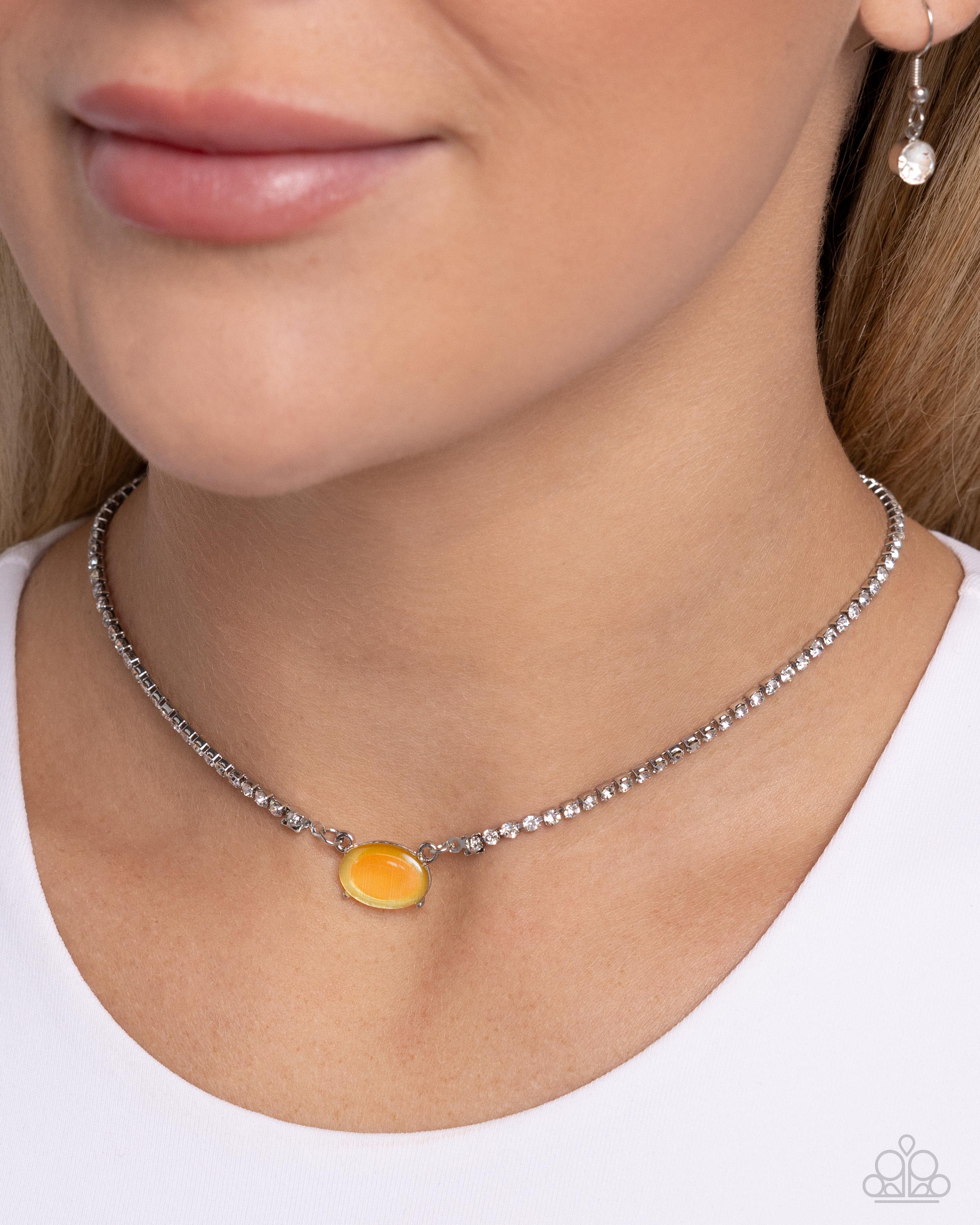 DYNAMIC DELICACY YELLOW-NECKLACE