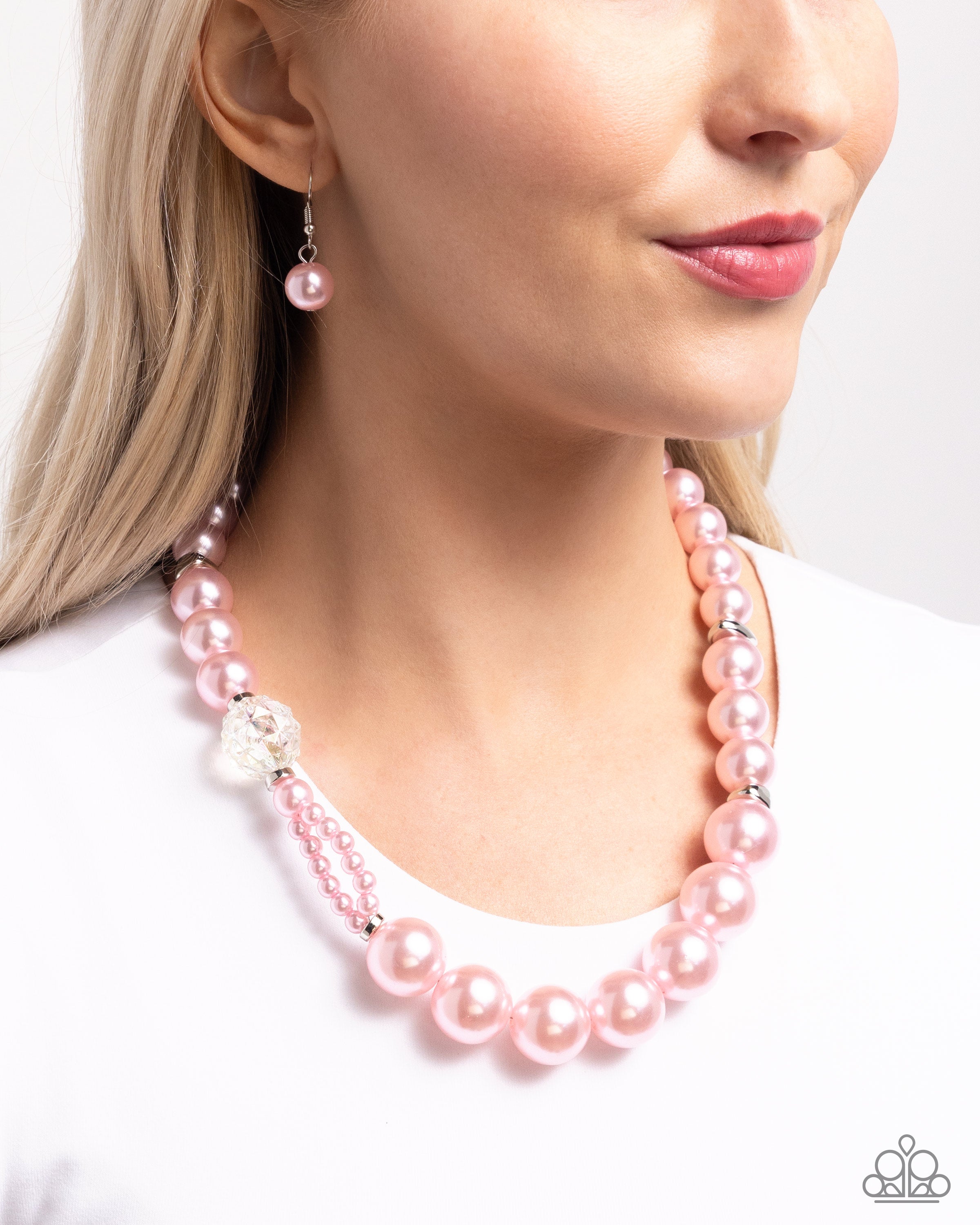 CRYSTAL CLASS PINK-NECKLACE