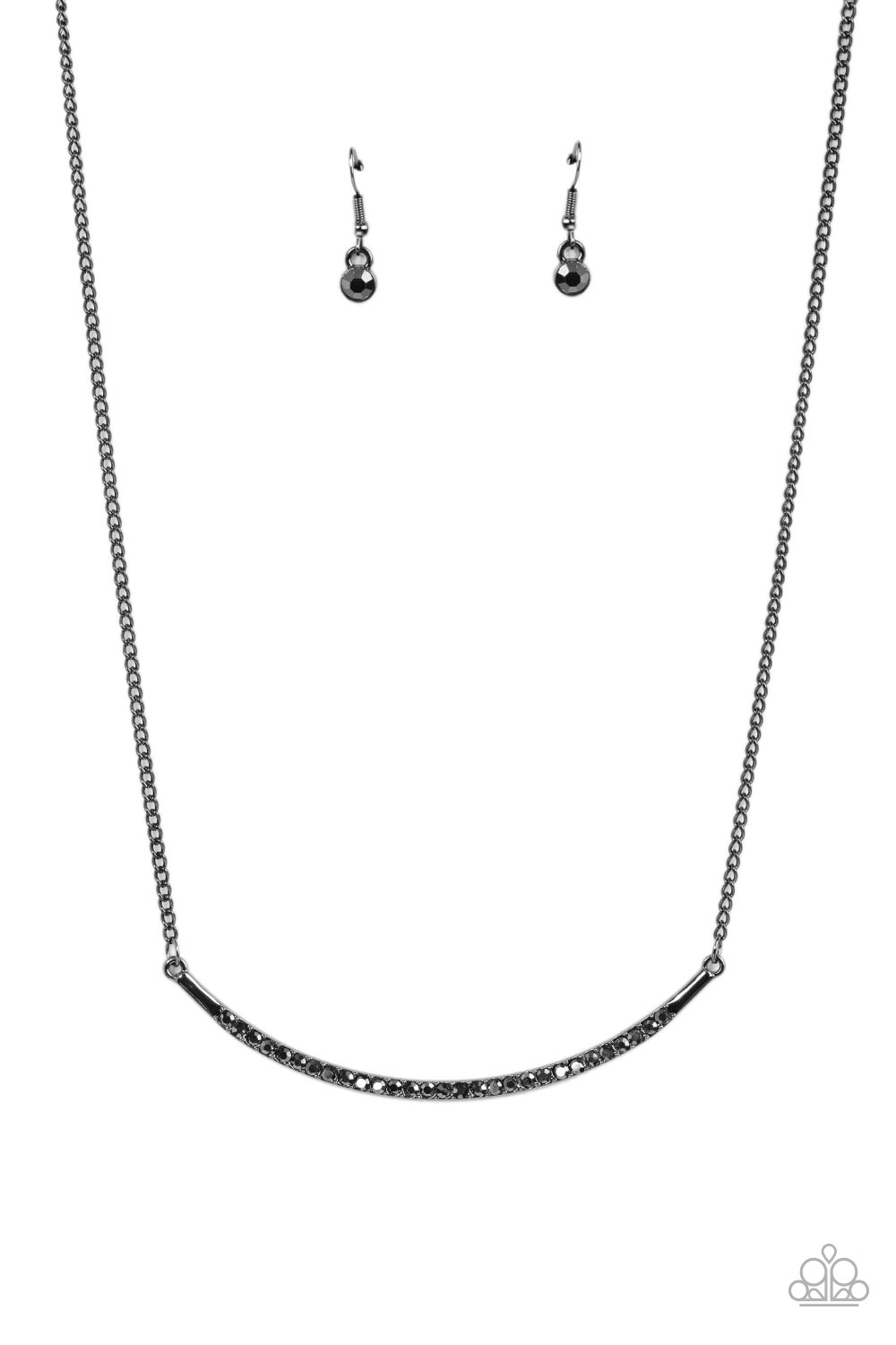 COLLAR POPPIN SPARKLE BLACK-NECKLACE