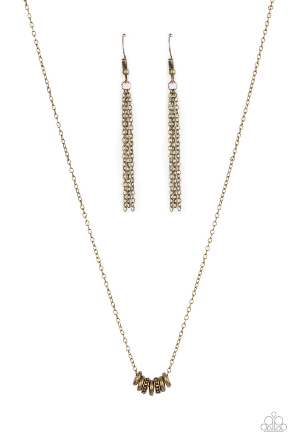 DAINTY DALLIANCE BRASS-NECKLACE