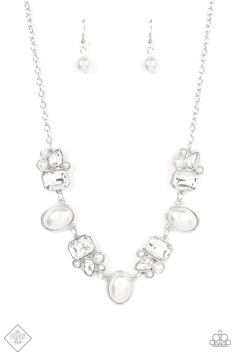 SENSATIONAL SHOWSTOPPER WHITE-NECKLACE