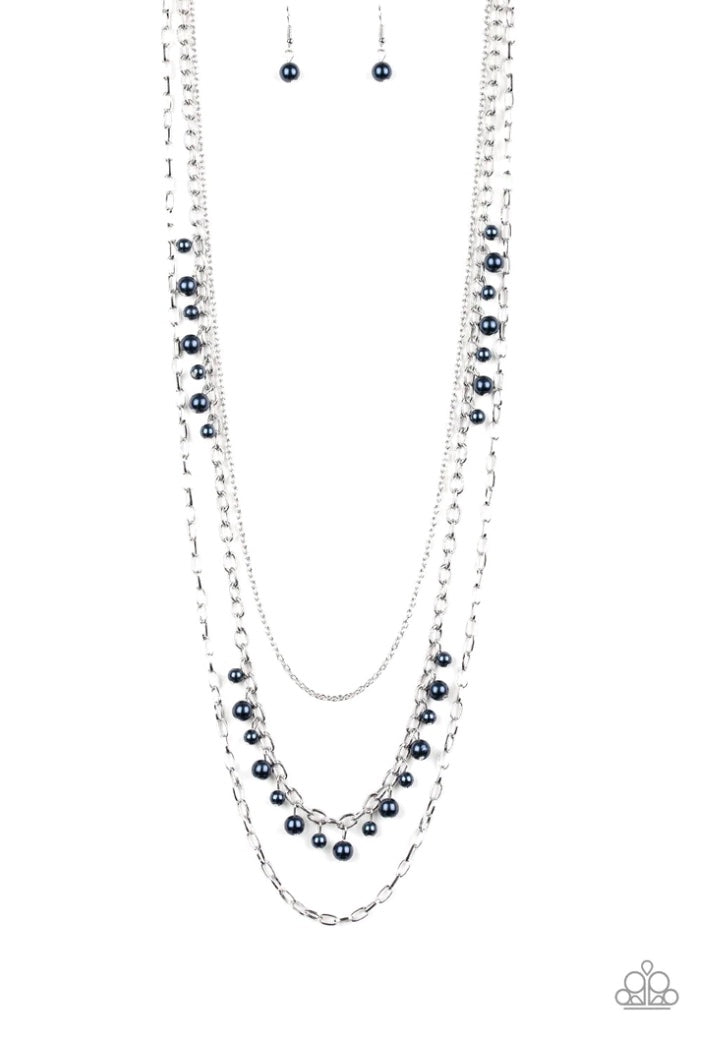 PEARL PAGEANT NONE BLUE-NECKLACE