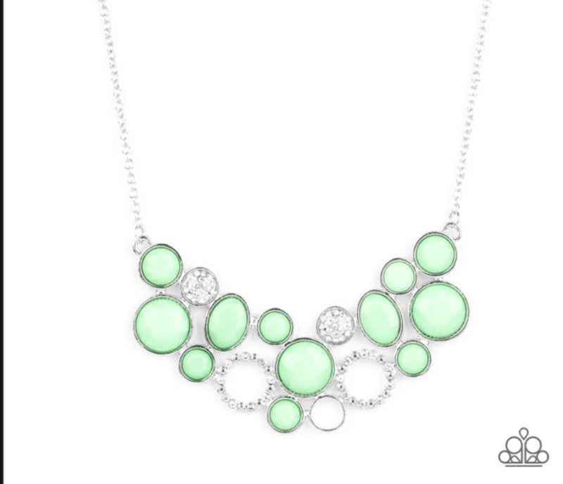 EXTRA ELOQUENT GREEN-NECKLACE