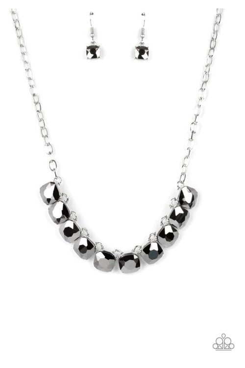 RADIANCE SQUARED SILVER-NECKLACE