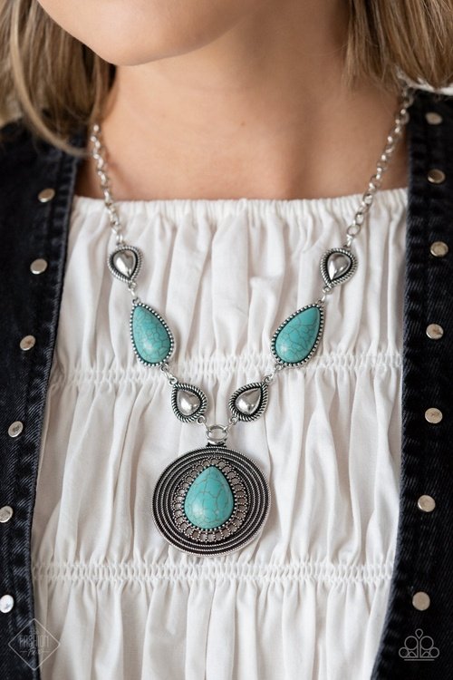 SAGUARO SOUL TREK BLUE-NECKLACE