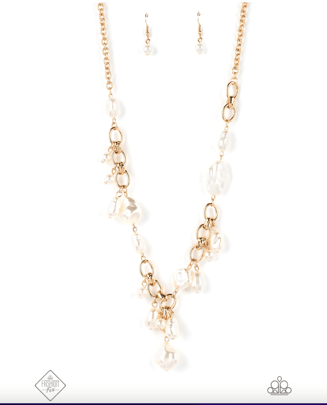 NAUTICAL NOUVEAU GOLD-NECKLACE