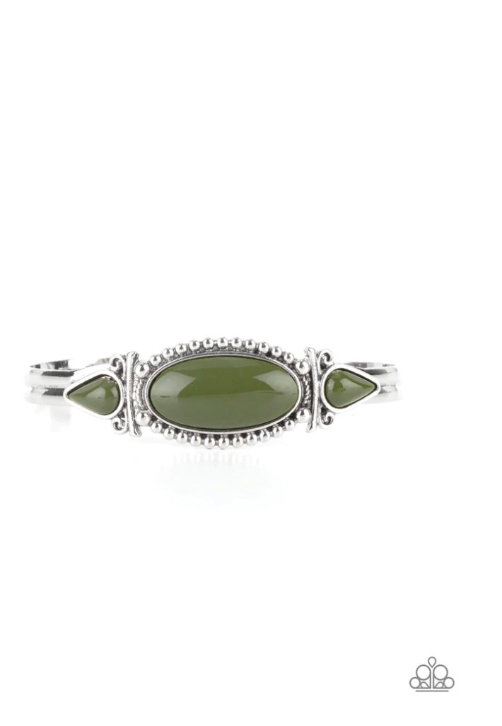 TRIBAL TRINKET GREEN-BRACELET